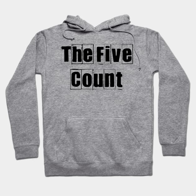 The Five Count - Vintage Black Logo Hoodie by thefivecount